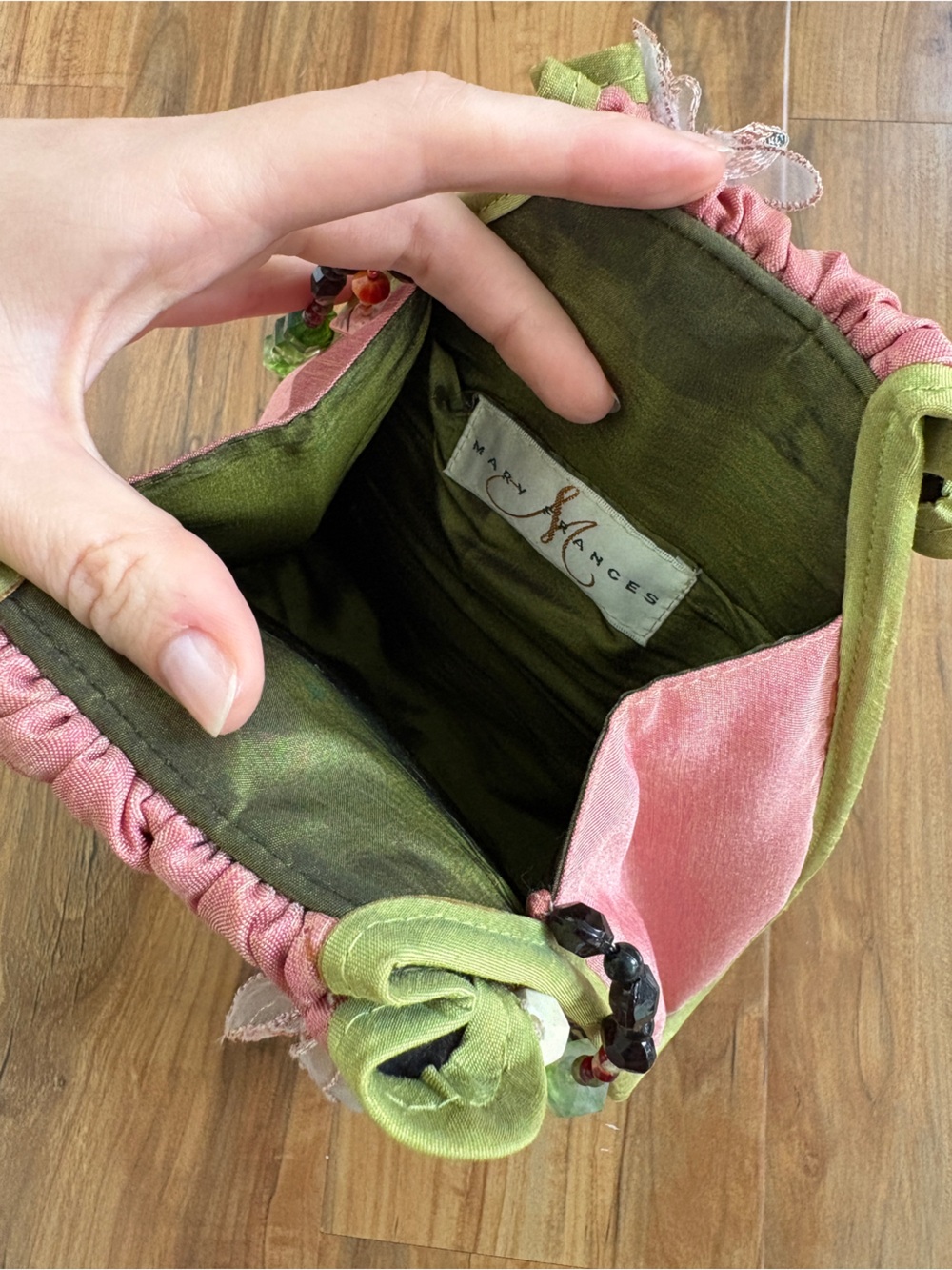 VTG RARE Mary Frances Orchid Bag - Picture 5 of 5
